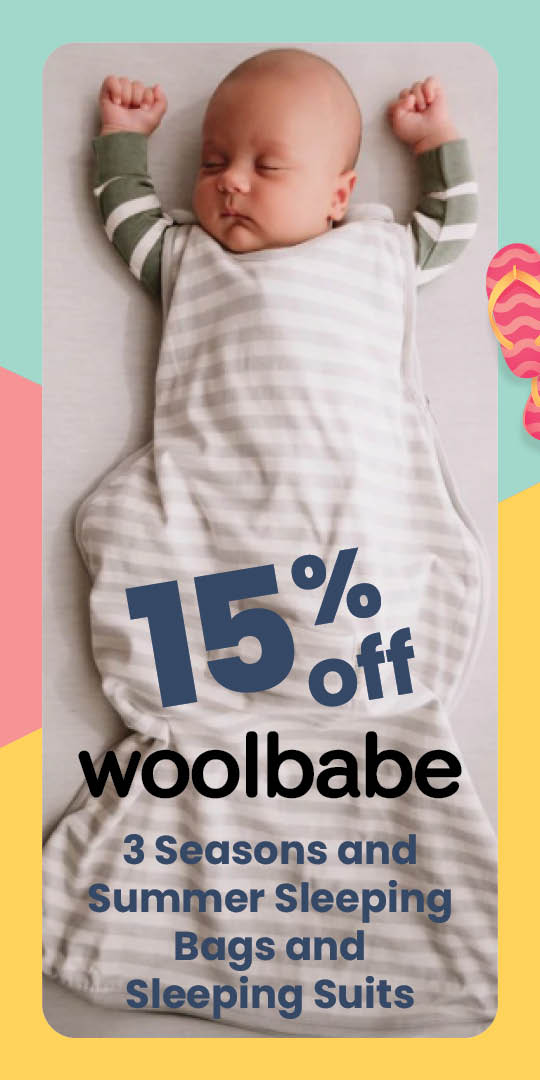 15% off Woolbabe 3 Seasons & Summer Sleeping Bags & Sleeping Suits